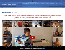 Tablet Screenshot of gitaarpowerstudio.nl